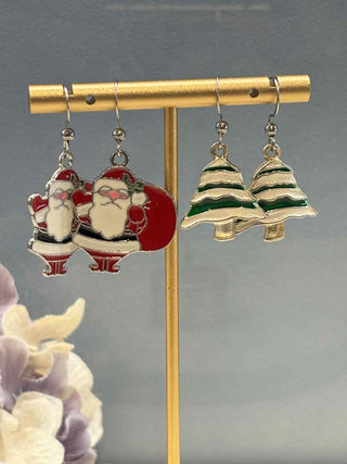 Christmas charm earrings