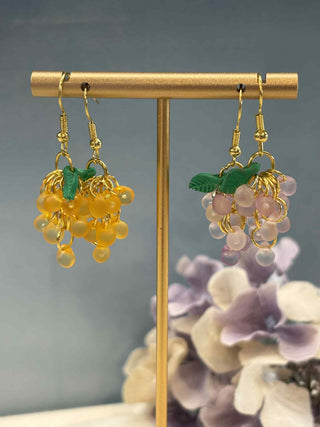 Little bundles of beaded fun - hook earrings
