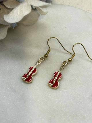 Music to my ears, violin earrings