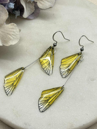 Fly with my butterfly wing earrings