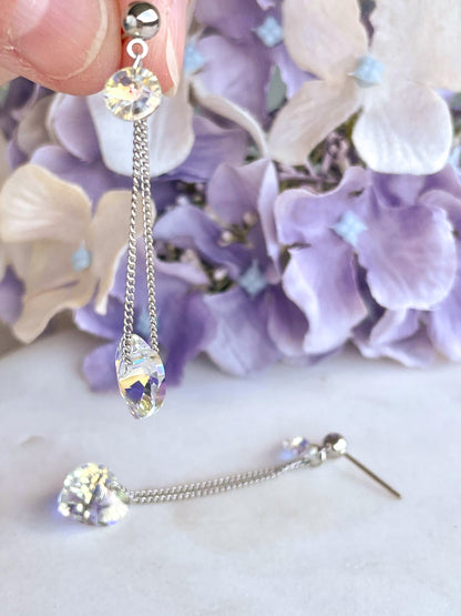 Emma Earrings - Clear