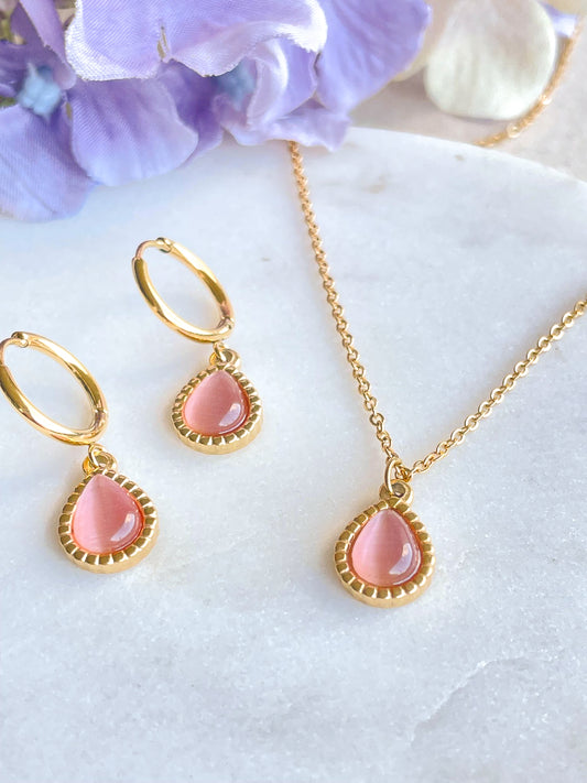 Casis Necklace - Pink