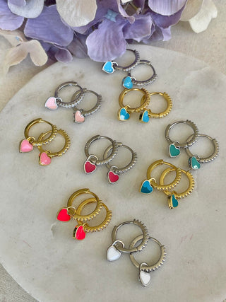 Be still my heart - gold and pink