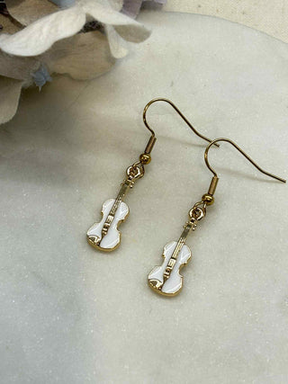 Music to my ears, violin earrings