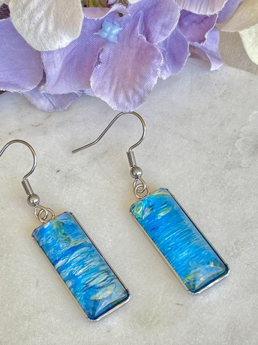 Picture perfect by the pond earrings