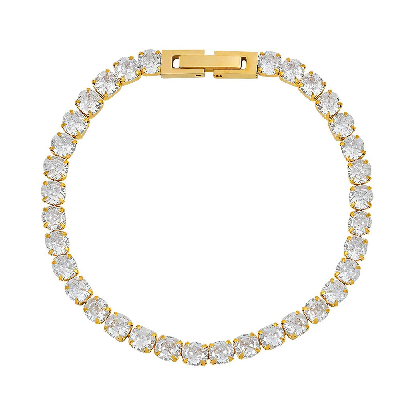 Don't tarnish at tennis bracelet