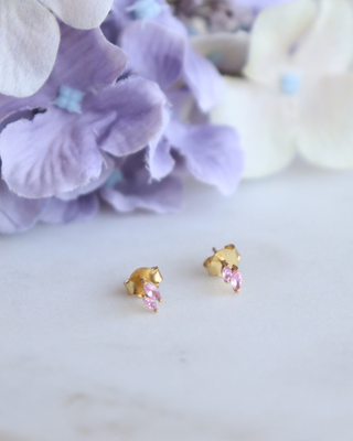 Ebel Studs - Pink