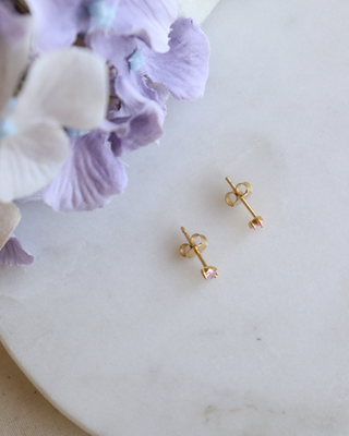 Ebel Studs - Pink