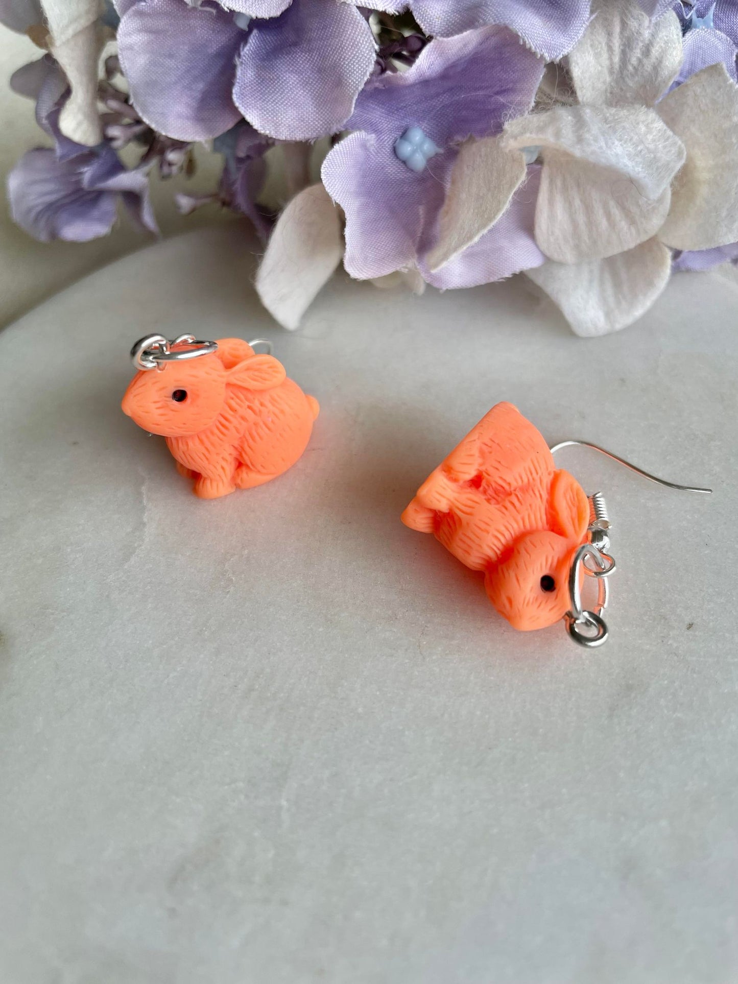 Colourful Easter Bunny earrings