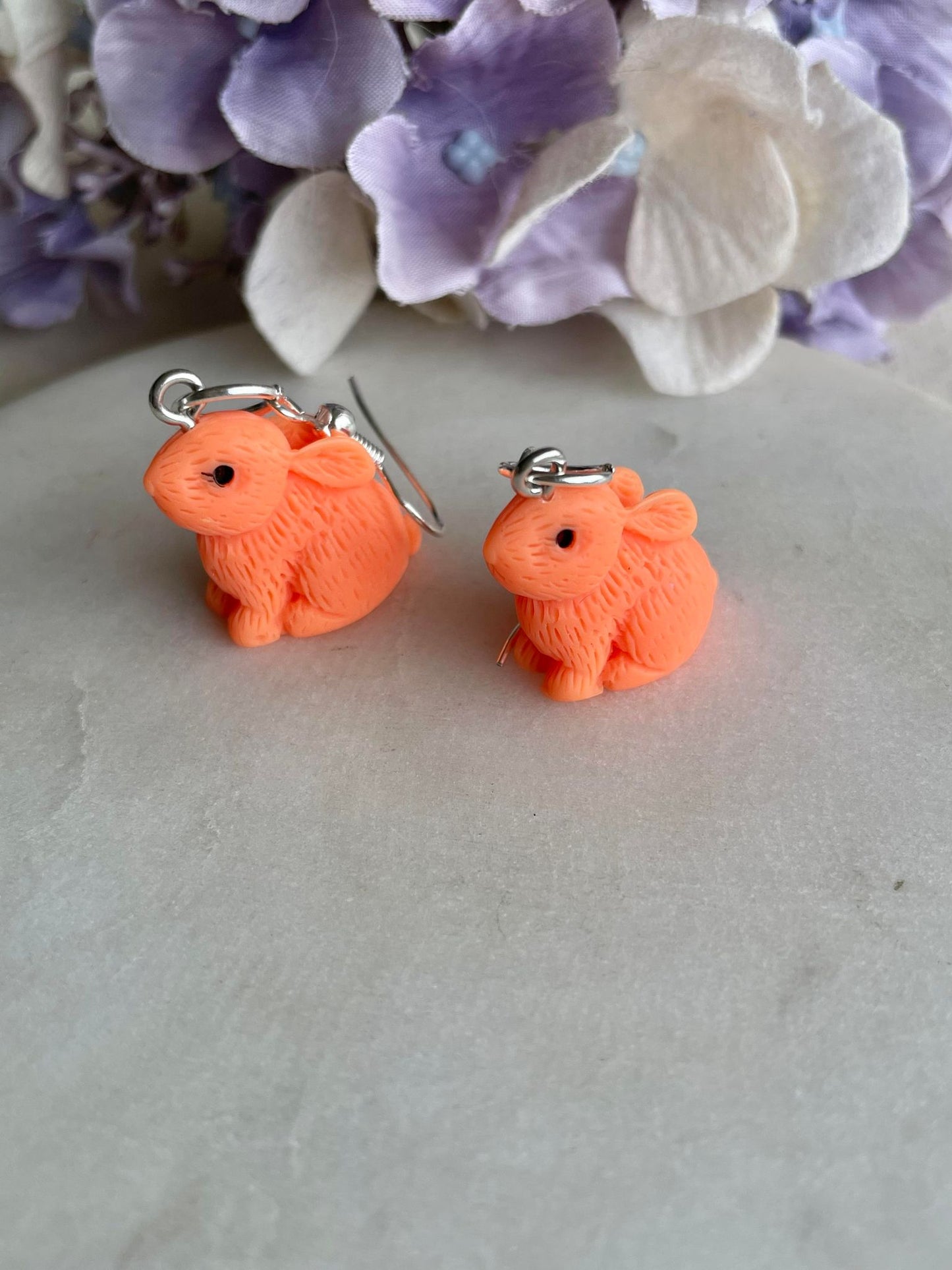 Colourful Easter Bunny earrings