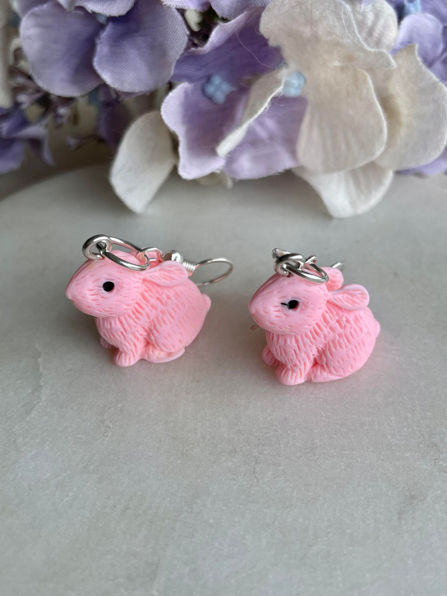 Colourful Easter Bunny earrings