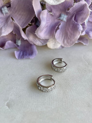 Baby huggies - sterling silver