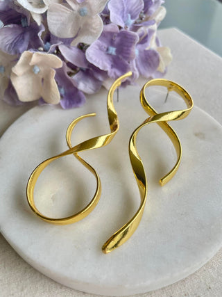 Around the twist earrings
