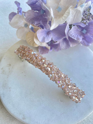 Dancing with crystal hair clips