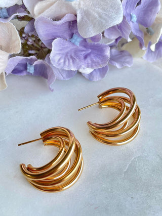 Roping you in earrings – Tarnish Proof Jewellery