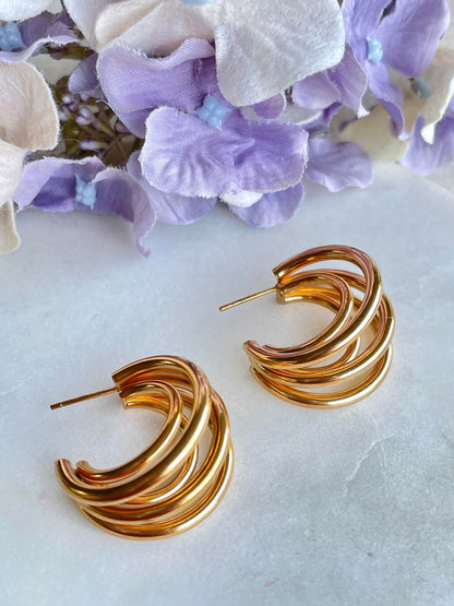 Roping you in earrings – Tarnish Proof Jewellery