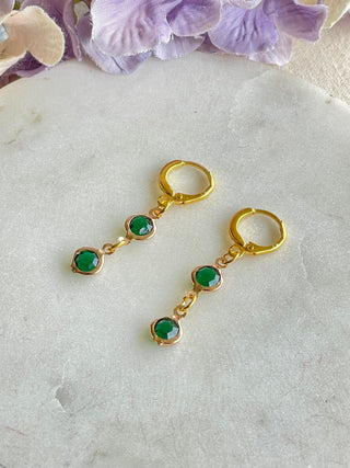 Bubbles of colour earrings