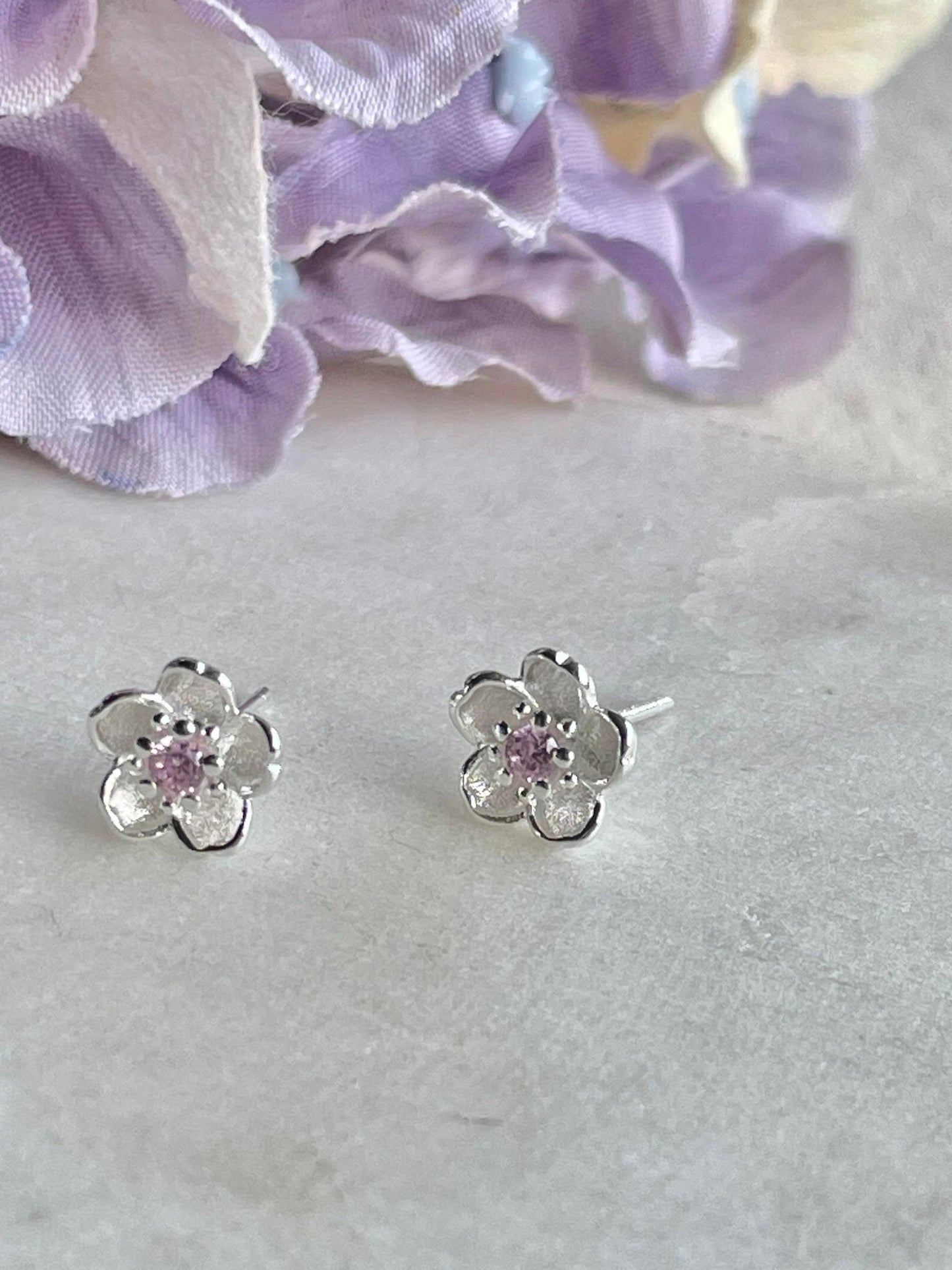 Perfect flowers - sterling silver