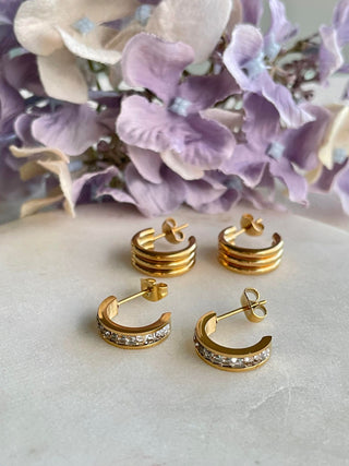 Layered hoop earring – Tarnish Proof Jewellery