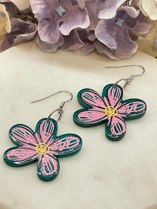 Loving art day earrings