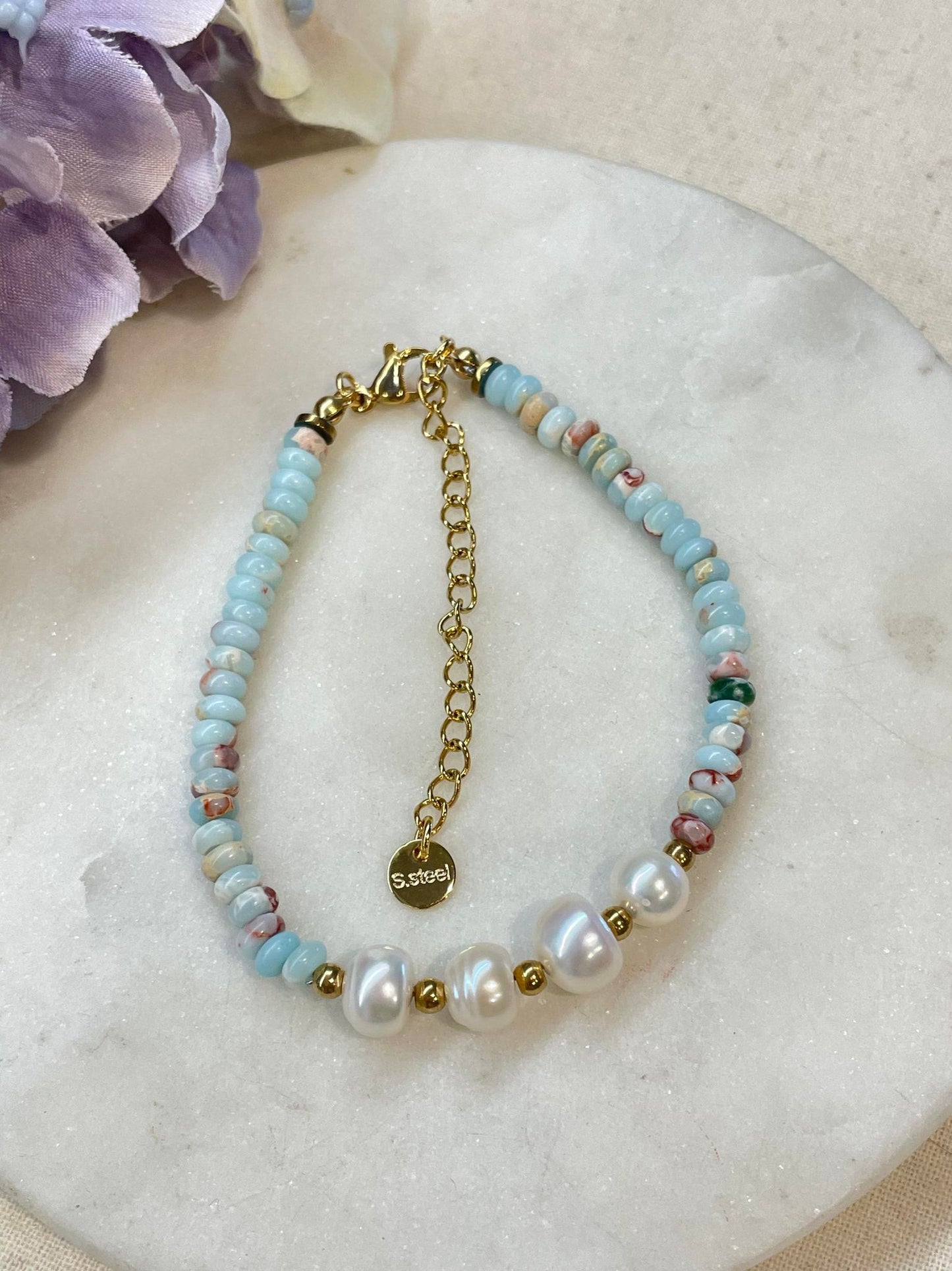 Turquoise beaded bracelets