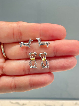 Best puppy silver earrings