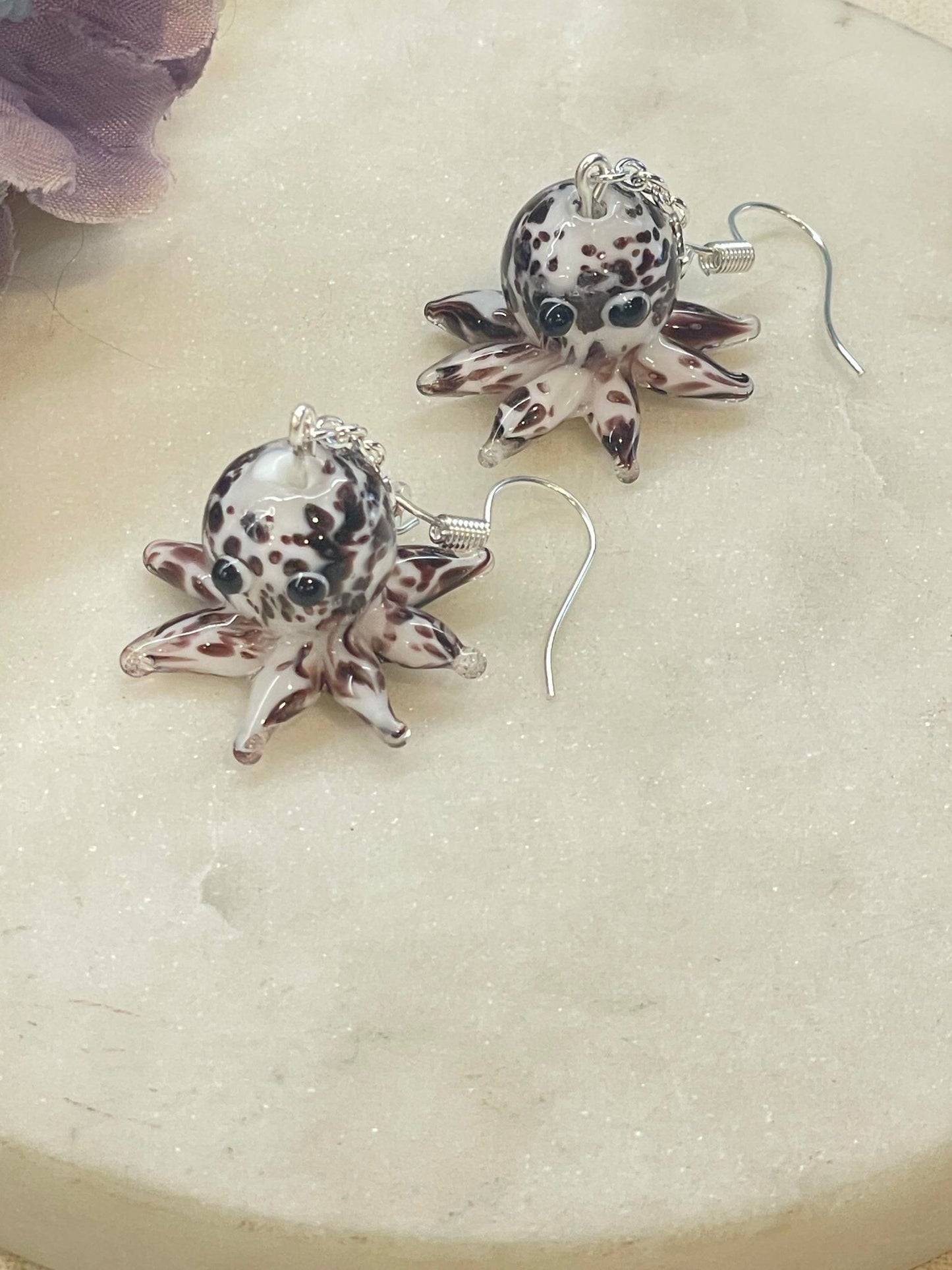 Colour me cephalopod earrings