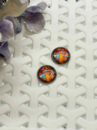 Life at its best cabochon stud - lots of styles