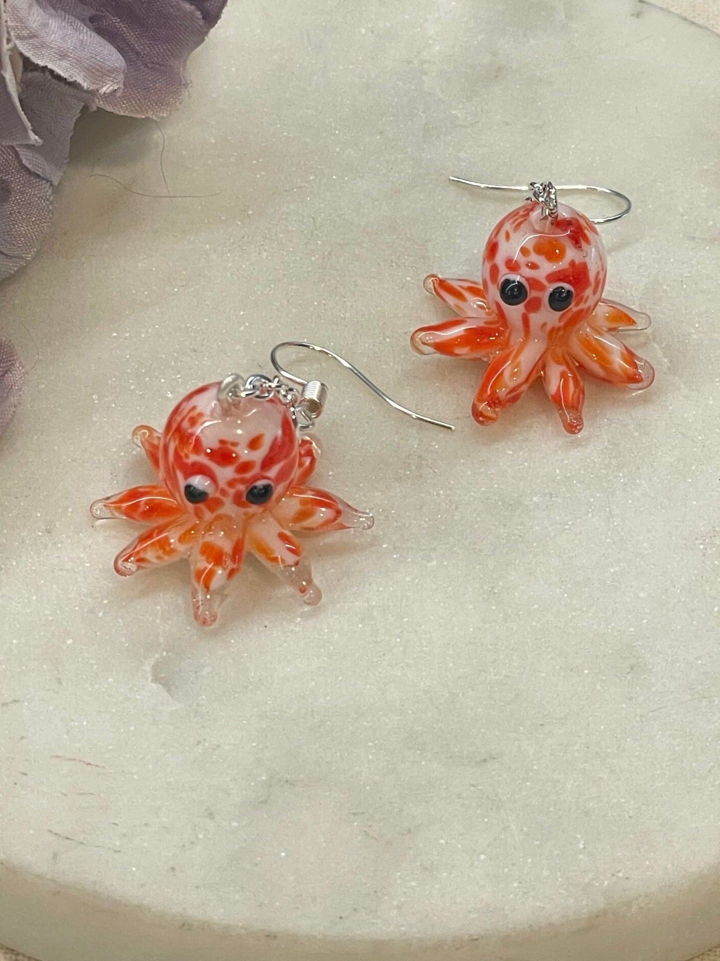 Colour me cephalopod earrings