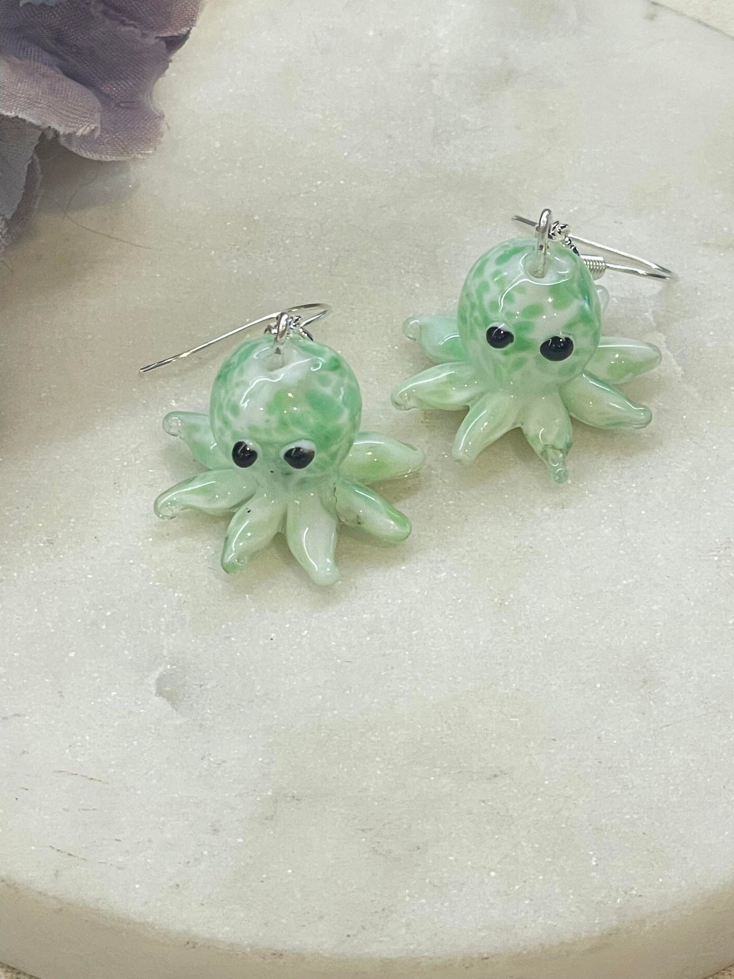 Colour me cephalopod earrings