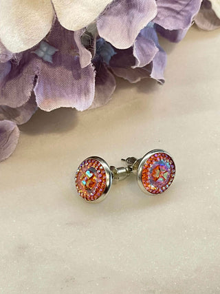 Shining flower stud