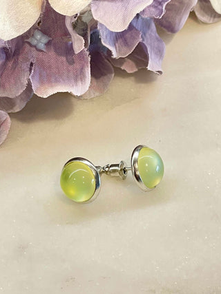 Moon dream stud earrings