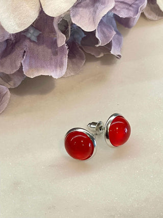 Moon dream stud earrings
