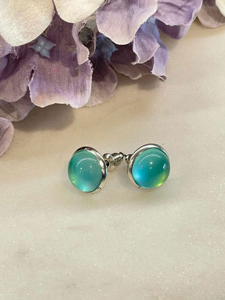 Moon dream stud earrings