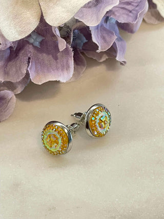 Shining flower stud