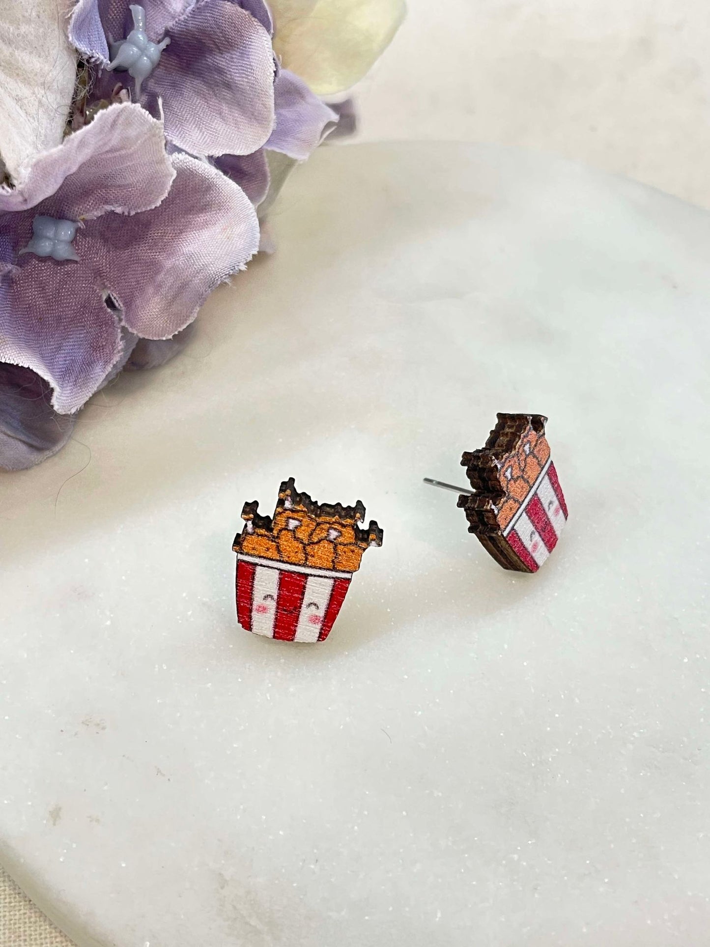 Foodie stud earrings