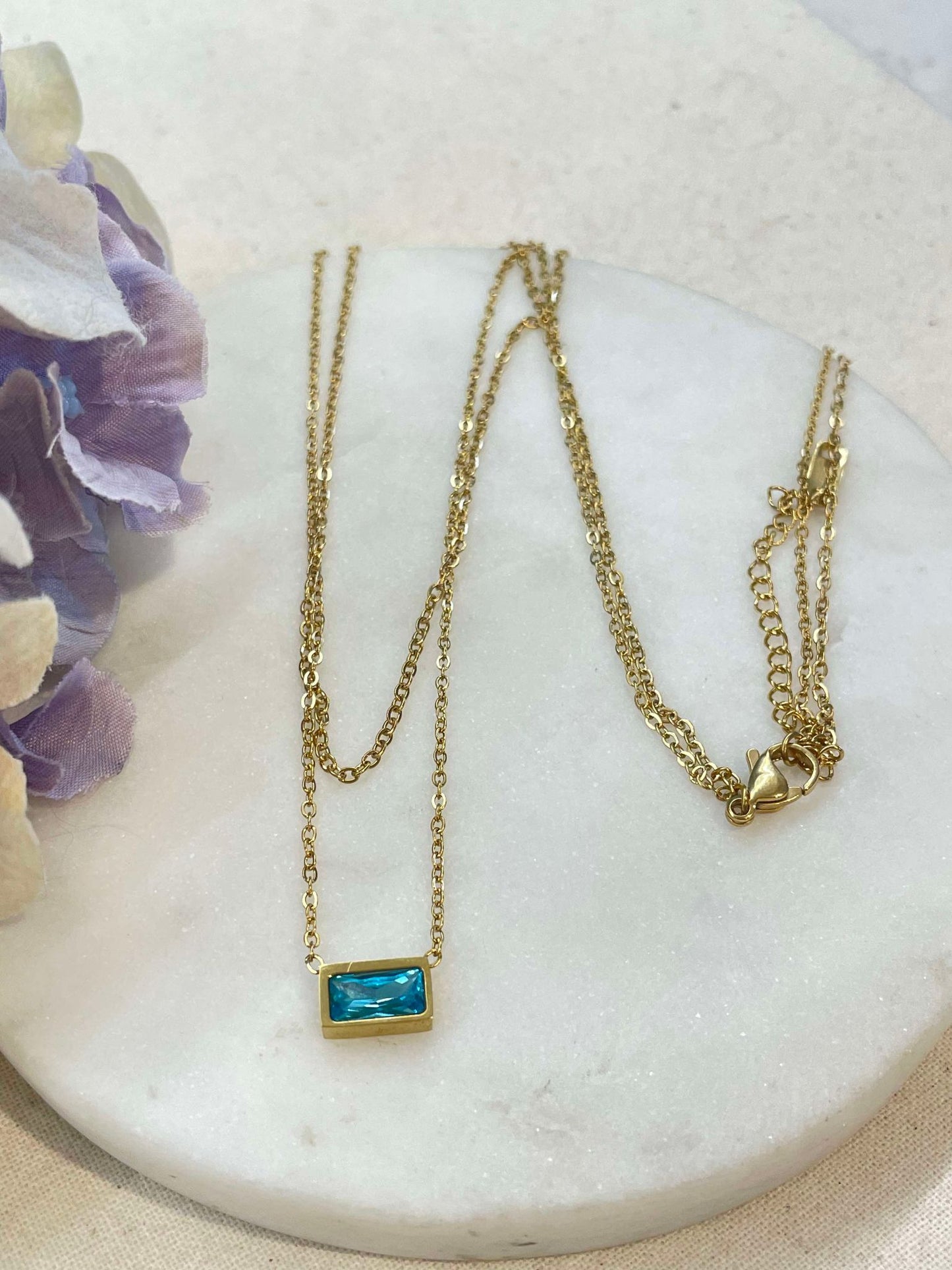 Seeing double gold necklace – Tarnish Proof Jewellery