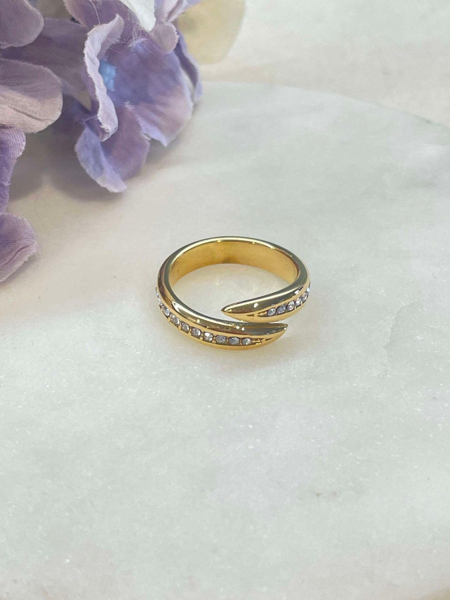 Bling wrap ring – Tarnish Proof Jewellery