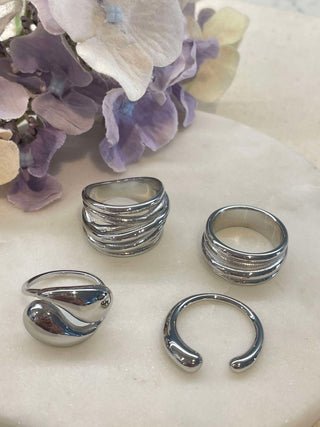 Woven silver ring - size 8 – Tarnish Proof Jewellery