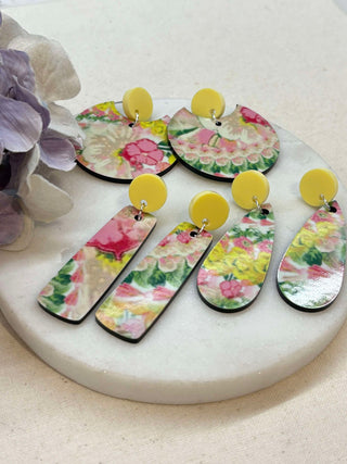 Summer garden earrings