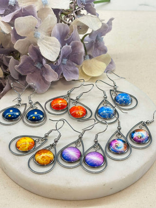 Spaced out earrings - away we go!