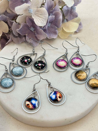 Spaced out earrings