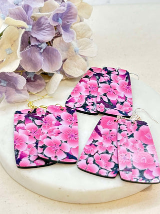 Pink hanging garden