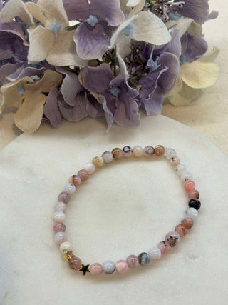 Natural stone elastic bracelet