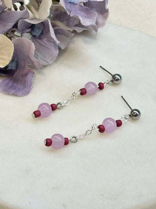 Chain of colour - stud earrings.