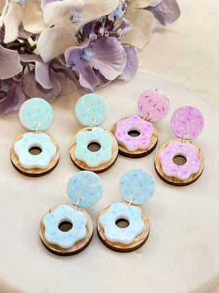 Sweet sweet donut earrings