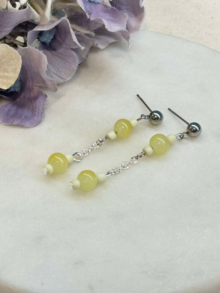 Chain of colour - stud earrings.