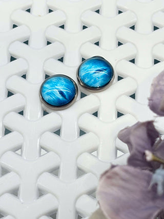 Spaced out - stud earrings