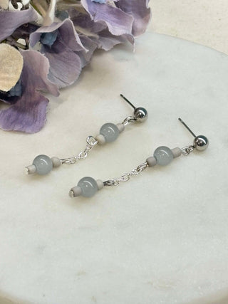 Chain of colour - stud earrings.