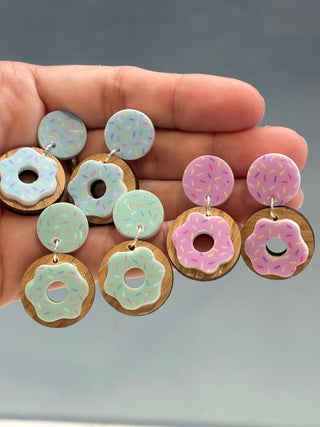 Sweet sweet donut earrings